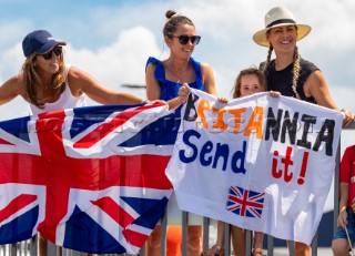 21/02/21 - Auckland (NZL)36th America’s Cup presented by PradaPRADA Cup 2021 - DocksideIneos Team UK Supporters