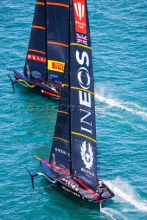 21/02/21 - Auckland (NZL)36th America’s Cup presented by PradaPRADA Cup 2021 - Final Day 4Luna Rossa Prada Pirelli Team, Ineos Team UK