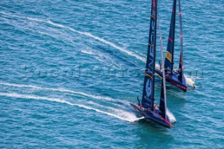 21/02/21 - Auckland (NZL)36th America’s Cup presented by PradaPRADA Cup 2021 - Final Day 4Ineos Team UK, Luna Rossa Prada Pirelli Team