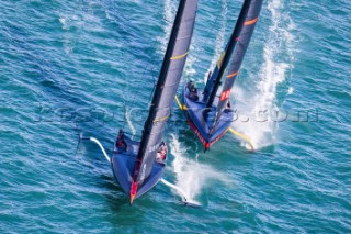 21/02/21 - Auckland (NZL)36th America’s Cup presented by PradaPRADA Cup 2021 - Final Day 4Ineos Team UK, Luna Rossa Prada Pirelli Team