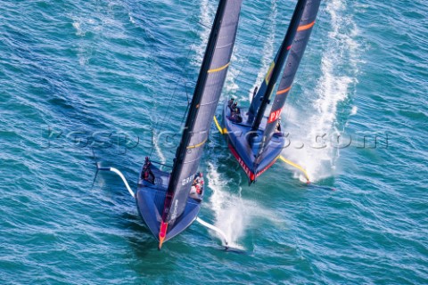 210221  Auckland NZL36th Americas Cup presented by PradaPRADA Cup 2021  Final Day 4Ineos Team UK Lun