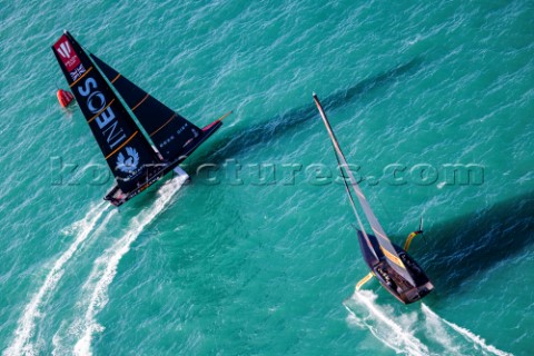 210221  Auckland NZL36th Americas Cup presented by PradaPRADA Cup 2021  Final Day 4Ineos Team UK Lun