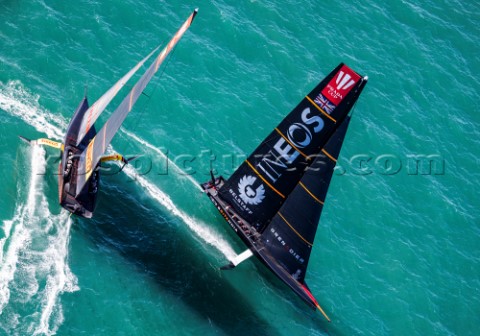210221  Auckland NZL36th Americas Cup presented by PradaPRADA Cup 2021  Final Day 4Ineos Team UK Lun