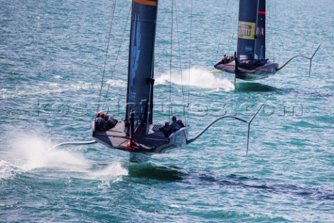 210221  Auckland NZL36th Americas Cup presented by PradaPRADA Cup 2021  Final Day 4Ineos Team UK Lun