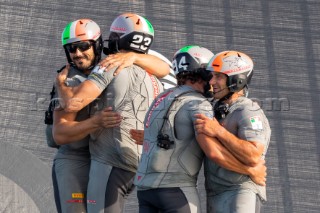 21/02/21 - Auckland (NZL)36th America’s Cup presented by PradaPRADA Cup 2021 - Final Day 4Emanuele Liuzzi (Sailor - Luna Rossa Prada Pirelli Team), Umberto Molineris (Sailor - Luna Rossa Prada Pirelli Team), Davide Cannata (Sailor - Luna Rossa Prada Pirelli Team), Pierluigi de Felice (Sailor - Luna Rossa Prada Pirelli Team)