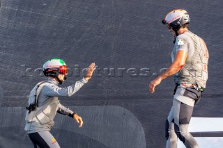 21/02/21 - Auckland (NZL)36th America’s Cup presented by PradaPRADA Cup 2021 - Final Day 4Francesco Bruni (Sailor - Luna Rossa Prada Pirelli Team), Enrico Voltolini (Sailor - Luna Rossa Prada Pirelli Team)