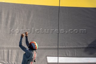 21/02/21 - Auckland (NZL)36th America’s Cup presented by PradaPRADA Cup 2021 - Final Day 4Francesco Bruni (Sailor - Luna Rossa Prada Pirelli Team)