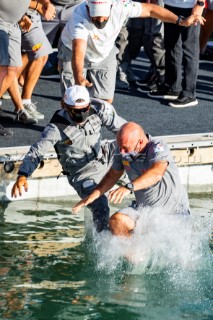 21/02/21 - Auckland (NZL)36th America’s Cup presented by PradaPRADA Cup 2021 - Final Day 4Luna Rossa Prada Pirelli Team receives the PRADA Cup