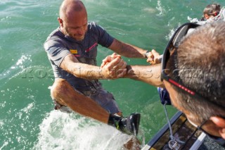 21/02/21 - Auckland (NZL)36th America’s Cup presented by PradaPRADA Cup 2021 - Final Day 4Max Sirena (Team Director & Skipper - Luna Rossa Prada Pirelli Team)