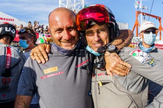 21/02/21 - Auckland (NZL)36th America’s Cup presented by PradaPRADA Cup 2021 - Final Day 4Max Sirena (Team Director & Skipper - Luna Rossa Prada Pirelli Team), Francesco Bruni (Sailor - Luna Rossa Prada Pirelli Team)