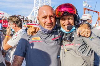 21/02/21 - Auckland (NZL)36th America’s Cup presented by PradaPRADA Cup 2021 - Final Day 4Max Sirena (Team Director & Skipper - Luna Rossa Prada Pirelli Team), Francesco Bruni (Sailor - Luna Rossa Prada Pirelli Team)