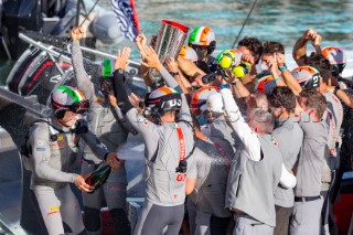 21/02/21 - Auckland (NZL)36th America’s Cup presented by PradaPRADA Cup 2021 - Final Day 4Luna Rossa Prada Pirelli Team receive PRADA Cup Trophy