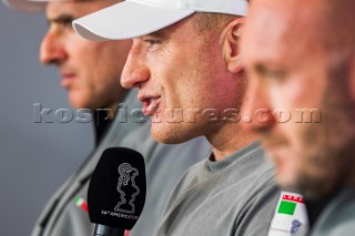 21/02/21 - Auckland (NZL)36th America’s Cup presented by PradaPRADA Cup 2021 - Press ConferenceBen Ainslie (Team Principal & Skipper - Ineos Team UK), James Spithill (Sailor - Luna Rossa Prada Pirelli Team), Francesco Bruni (Sailor - Luna Rossa Prada Pirelli Team)