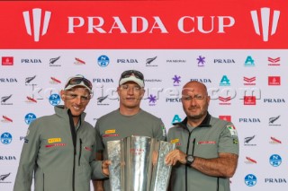 21/02/21 - Auckland (NZL)36th America’s Cup presented by PradaPRADA Cup 2021 - Press ConferenceJames Spithill (Sailor - Luna Rossa Prada Pirelli Team), Francesco Bruni (Sailor - Luna Rossa Prada Pirelli Team), Max Sirena (Team Director & Skipper - Luna Rossa Prada Pirelli Team)