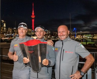 21/02/21 - Auckland (NZL)36th America’s Cup presented by PradaPRADA Cup 2021 - Press ConferenceJames Spithill (Sailor - Luna Rossa Prada Pirelli Team), Francesco Bruni (Sailor - Luna Rossa Prada Pirelli Team), Max Sirena (Team Director & Skipper - Luna Rossa Prada Pirelli Team)