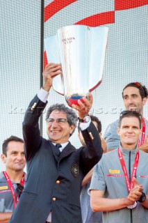 23/02/21 - Auckland (NZL)36th America’s Cup presented by PradaPRADA Cup 2021 - Prizegiving CeremonyAgostino Randazzo (Commodore of the Circolo della Vela Sicilia)