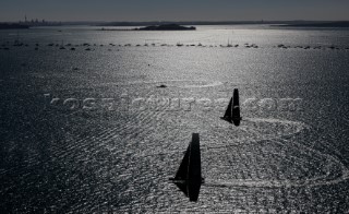 20/02/21 - Auckland (NZL)36th America’s Cup presented by PradaPRADA Cup 2021 - Final Day 3Ineos Team UK, Luna Rossa Prada Pirelli Team, Spectator Boats