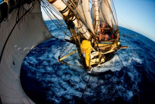 Replica frigate built in Rochefort, France by the Association Hermione La Fayette