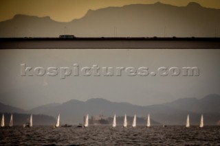 Aquece Rio Ã± International Sailing Regatta 2015 is the second sailing test event in preparation for the Rio 2016 Olympic Sailing Competition. Held out of Marina da Gloria from 15-22 August, the Olympic test event welcomes more than 330 sailors from 52 nations in Rio de Janeiro, Brazil.