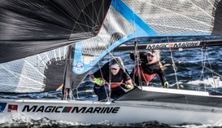 Aquece Rio Ã± International Sailing Regatta 2015 is the second sailing test event in preparation for the Rio 2016 Olympic Sailing Competition. Held out of Marina da Gloria from 15-22 August, the Olympic test event welcomes more than 330 sailors from 52 nations in Rio de Janeiro, Brazil.