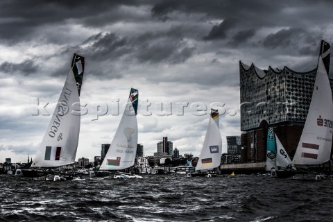 2015 Extreme Sailing Series  Act 5  HamburgESS Fleet