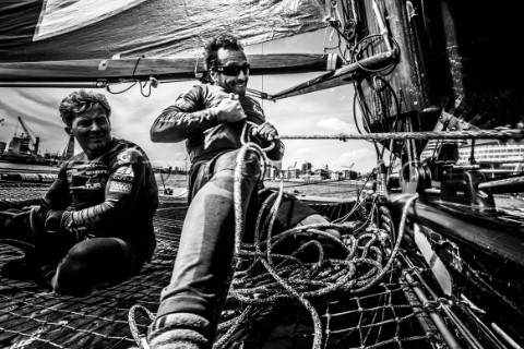 2015 Extreme Sailing Series  Act 5  HamburgTeam Turx skippered by Edhem Dirvana TUR and Mitch Booth 