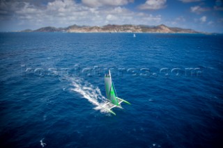 MOD 70 Phaedo 3   Saint Marteen, Heineken Regatta,  around the Island race.