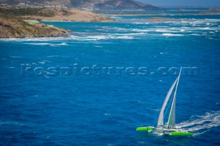 MOD 70 Phaedo 3   Saint Marteen, Heineken Regatta,  around the Island race.