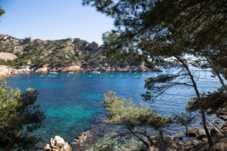 Anchorage in the mediterranean sea