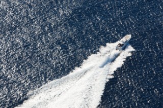 MOTOR YACHT IN SOUTH CORSICA. PERFECT BEACH, BLUE DREAM