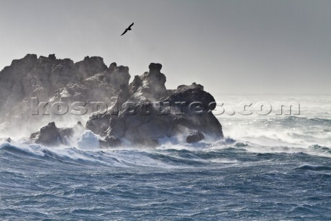 Rough seas in the South of France