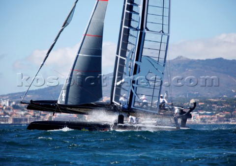 Second day of the Americas Cup World Series Cascais Portugal