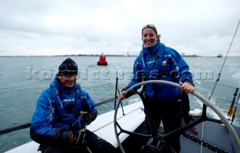 COWES ENGLAND  JUNE 30 Armed Forces Day Solo round the world sailor Dee Caffari MBE appointed a Hono