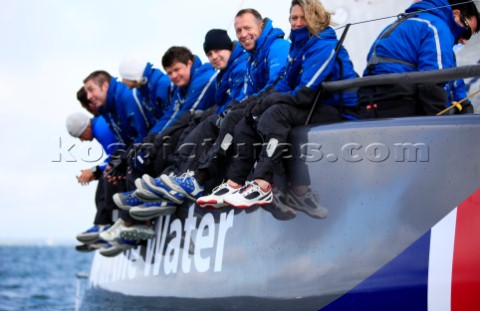 COWES ENGLAND  JUNE 30 Armed Forces Day Solo round the world sailor Dee Caffari MBE appointed a Hono