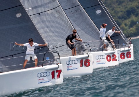 Malcesine 150711  Audi Sailing Series Melges 32  Start