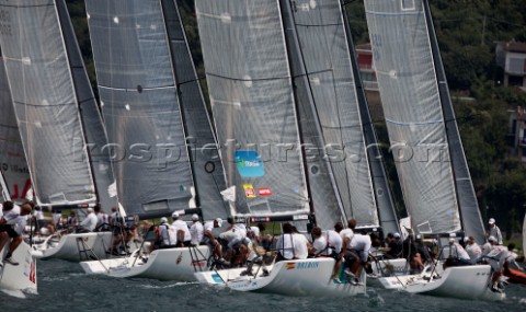 Malcesine 150711  Audi Sailing Series Melges 32  Fleet race