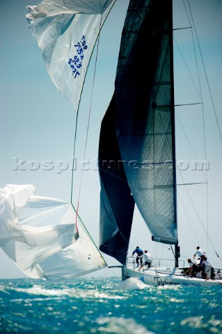 AUDI MEDCUP CIRCUIT CASCAIS PORTUGAL MAY 22ND 2011 Day 5  TP52 Race Bribon ESP the fleet race of the