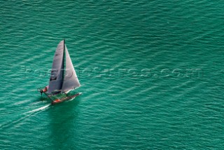 BOL DOR MIRABAUD, JUNE 15TH 2013: Alinghi Decision 35 race for the Bol dOr 2013 on the Geneva Lake, Switzerland.