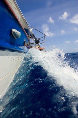 Sailing the Na Pali Coast Kauai Hawaii