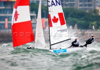 Qingdao, China, 20080821  Qingdao 2008 OLYMPICS  Tornado Class  Johansson/Stittle (CAN) -