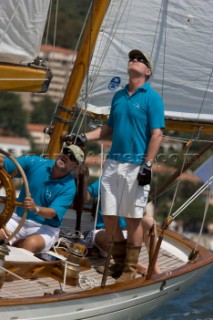 Les Regates Imperiales 2012 - onboard Skylark of 1937