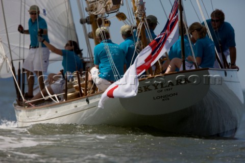 Les Regates Imperiales 2012  onboard Skylark of 1937