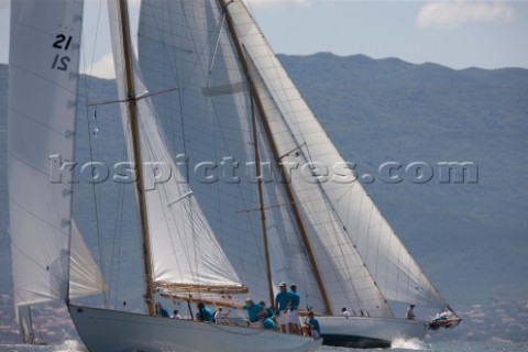 Les Regates Imperiales 2012  onboard Skylark of 1937