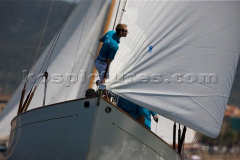 Les Regates Imperiales 2012  onboard Skylark of 1937