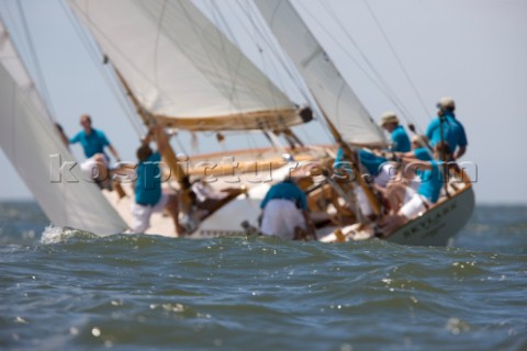 Les Regates Imperiales 2012  onboard Skylark of 1937