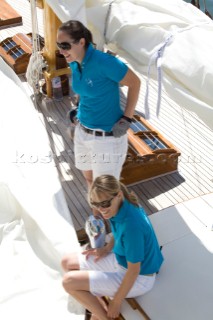 Les Regates Imperiales 2012 - onboard Skylark of 1937