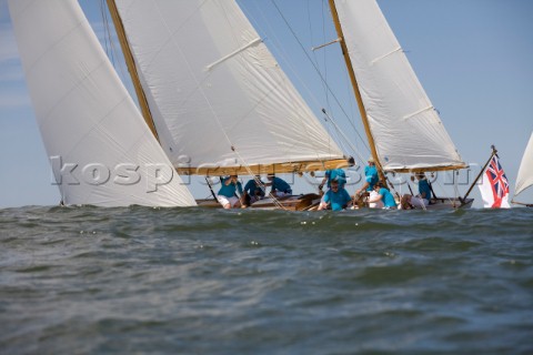 Les Regates Imperiales 2012  onboard Skylark of 1937