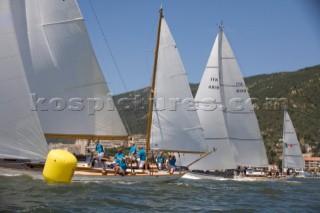 Les Regates Imperiales 2012 - onboard Skylark of 1937