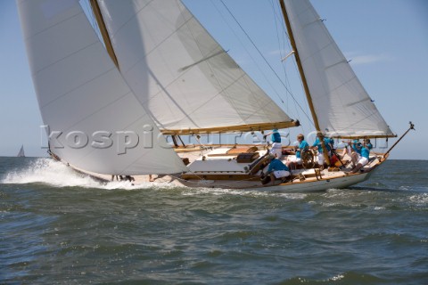 Les Regates Imperiales 2012  onboard Skylark of 1937