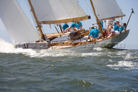 Les Regates Imperiales 2012  onboard Skylark of 1937